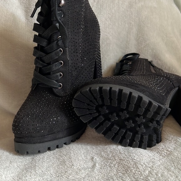 Black sparkly booties - Picture 5 of 10